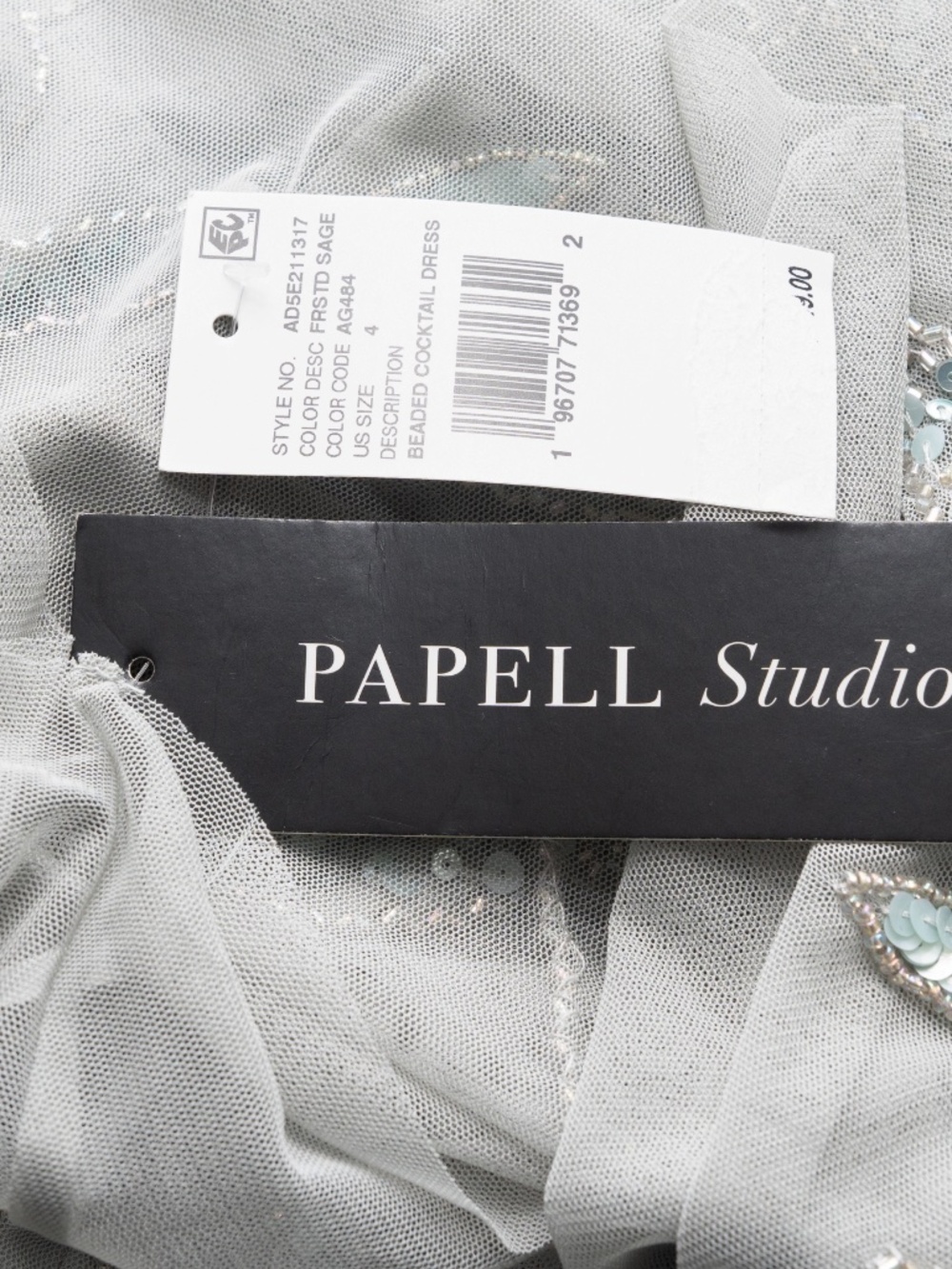 Adrianna Papell - Papell Studio Beaded Cocktail Dress - Picture 4 of 13